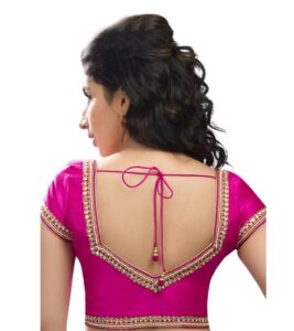 Lace Back Blouse Design